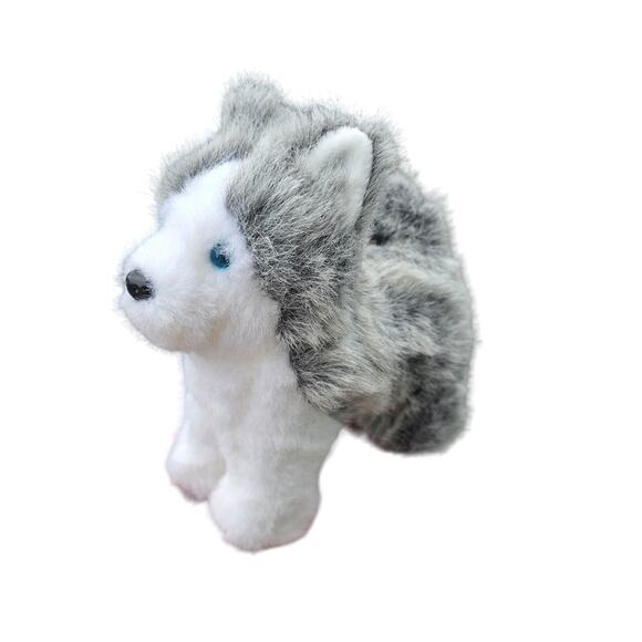 American Girl Pepper Husky Dog Grey White - Picture 2 of 7